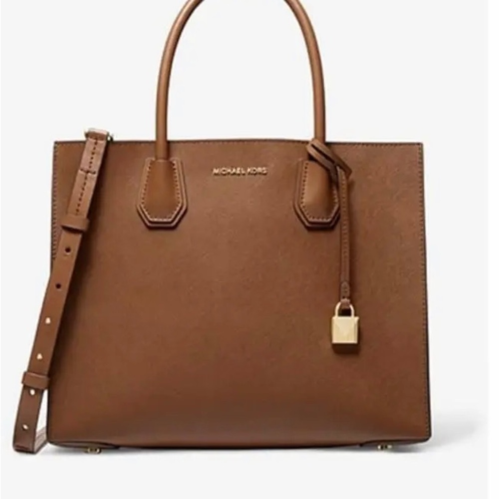 New Michael Kors brown leather purse.  Sold sold